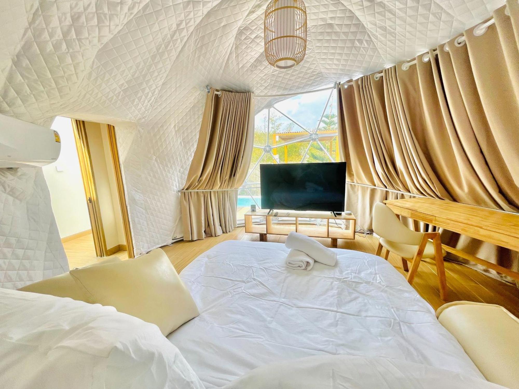 The X10 Nordic Tent And Glamping Pool Villa Khaoyai เขาใหญ่ - Sha Certified Ban Thung Sawang Buitenkant foto