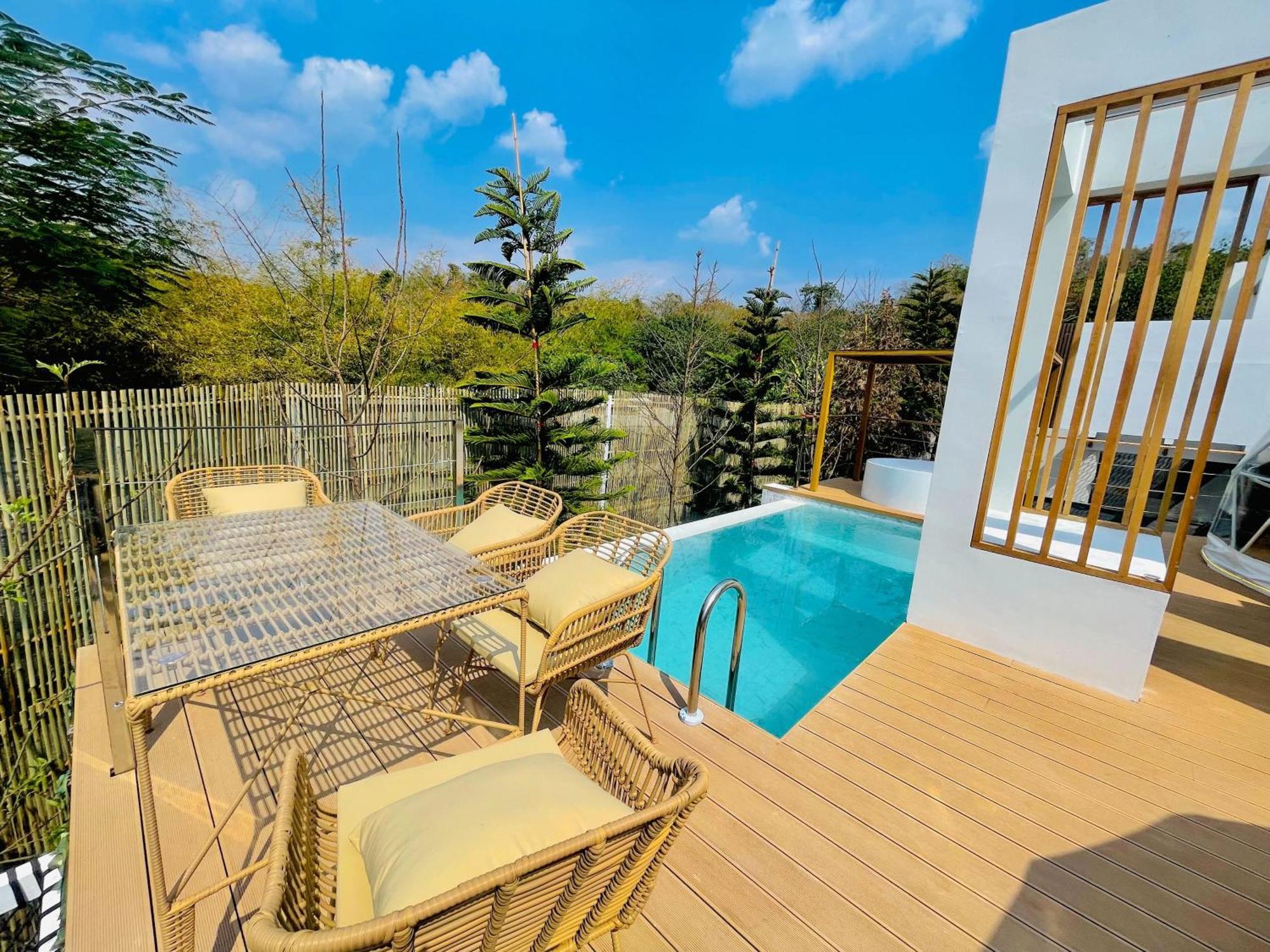 The X10 Nordic Tent And Glamping Pool Villa Khaoyai เขาใหญ่ - Sha Certified Ban Thung Sawang Buitenkant foto