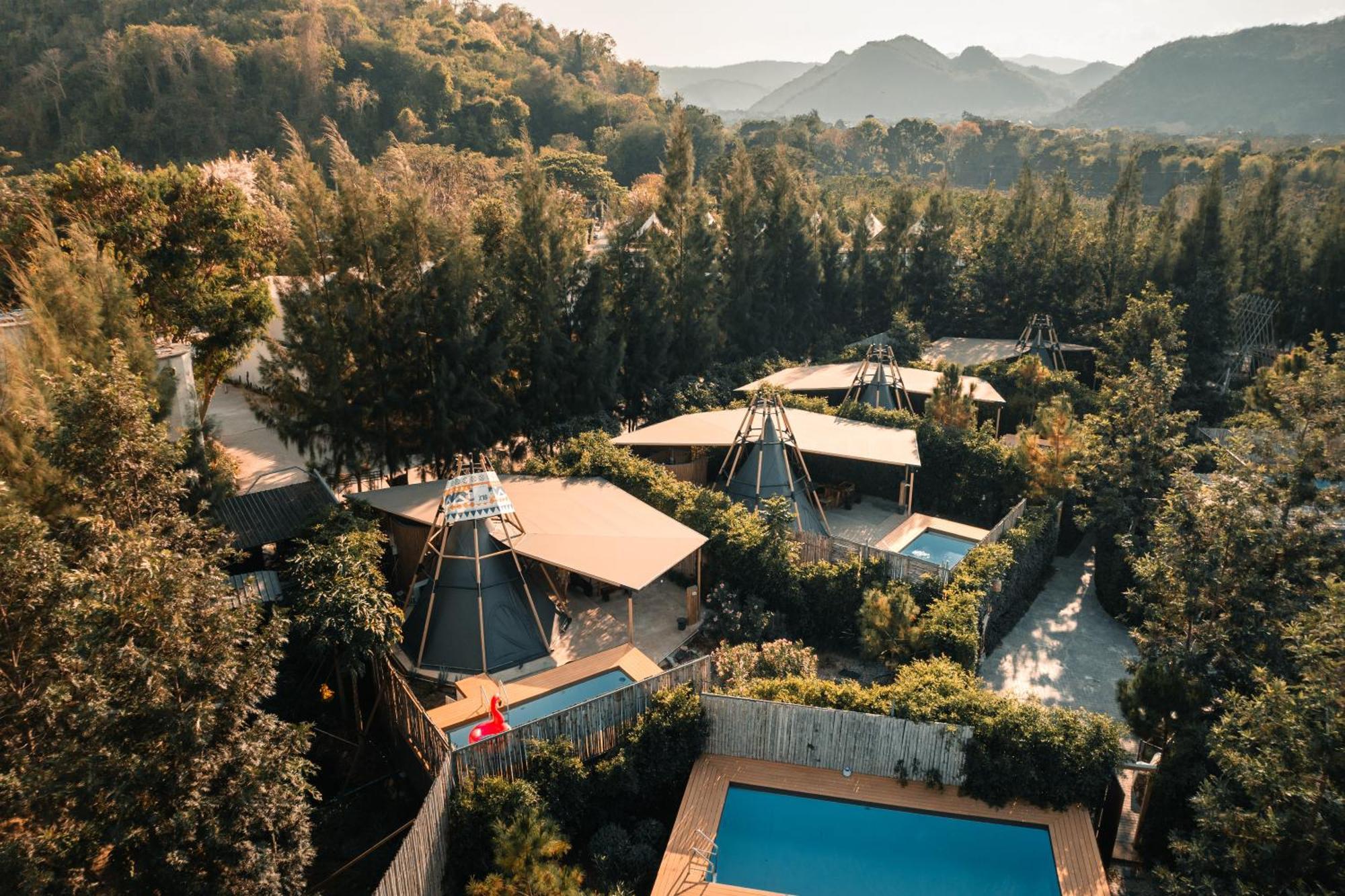 The X10 Nordic Tent And Glamping Pool Villa Khaoyai เขาใหญ่ - Sha Certified Ban Thung Sawang Buitenkant foto