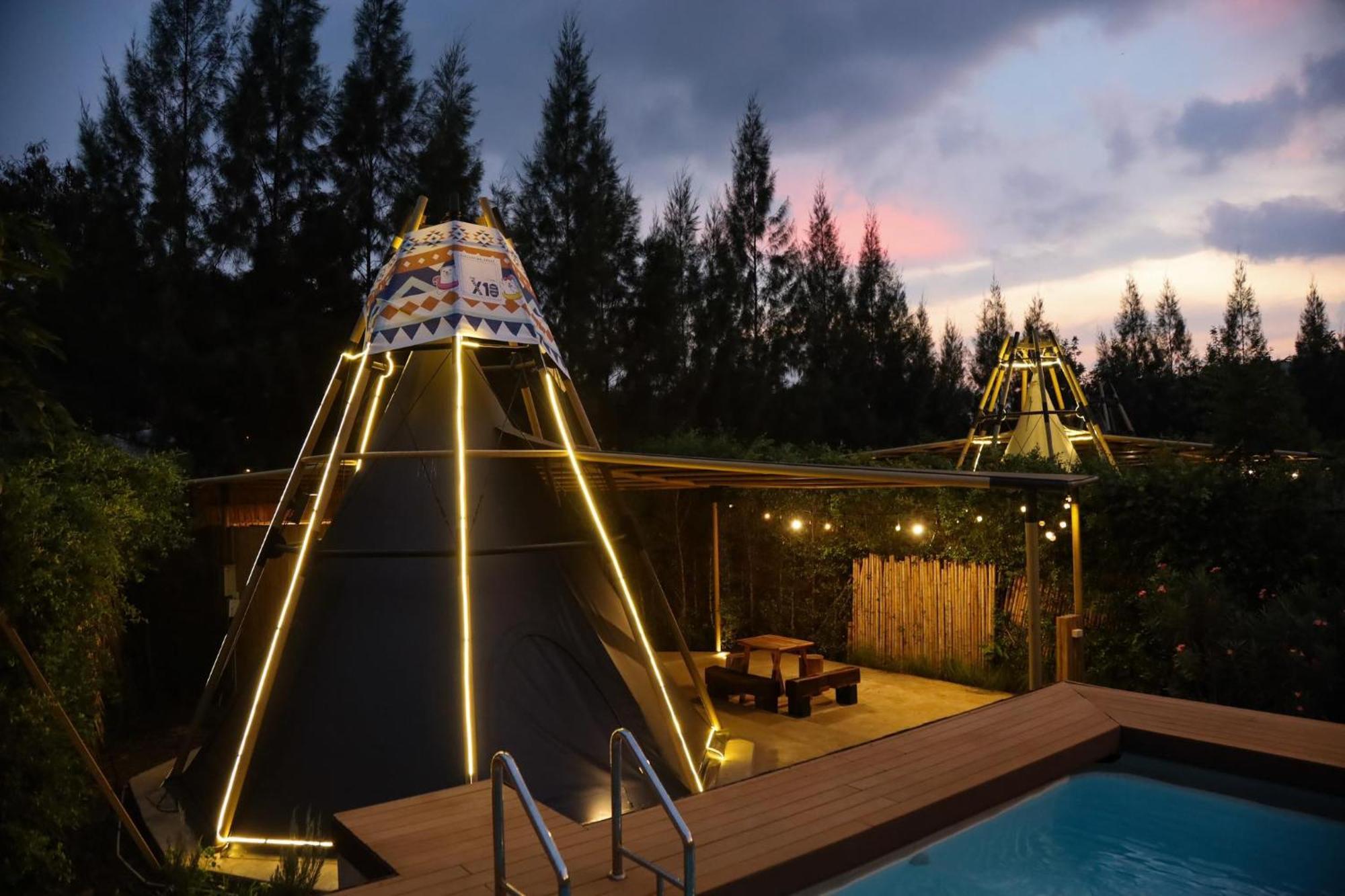 The X10 Nordic Tent And Glamping Pool Villa Khaoyai เขาใหญ่ - Sha Certified Ban Thung Sawang Buitenkant foto