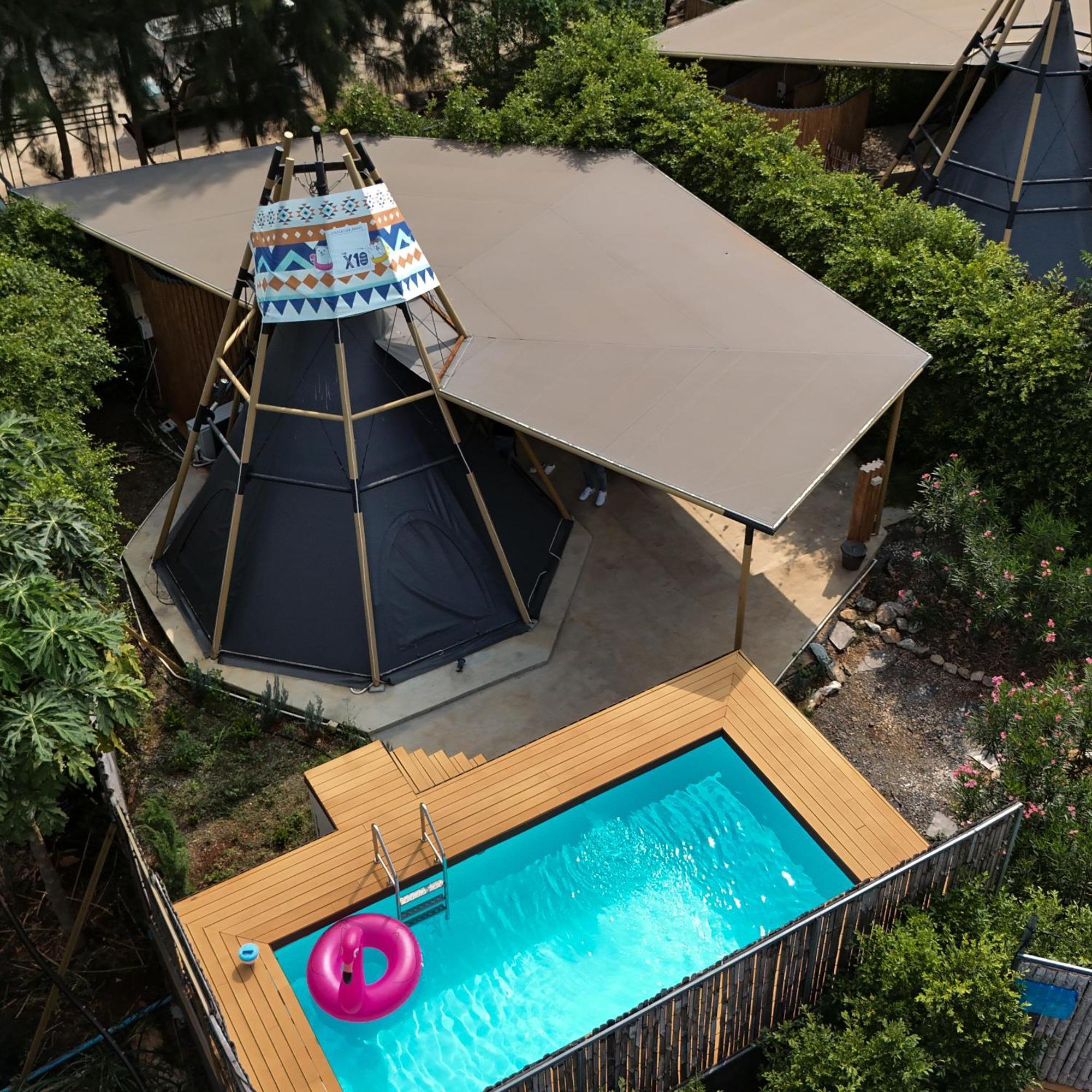 The X10 Nordic Tent And Glamping Pool Villa Khaoyai เขาใหญ่ - Sha Certified Ban Thung Sawang Buitenkant foto