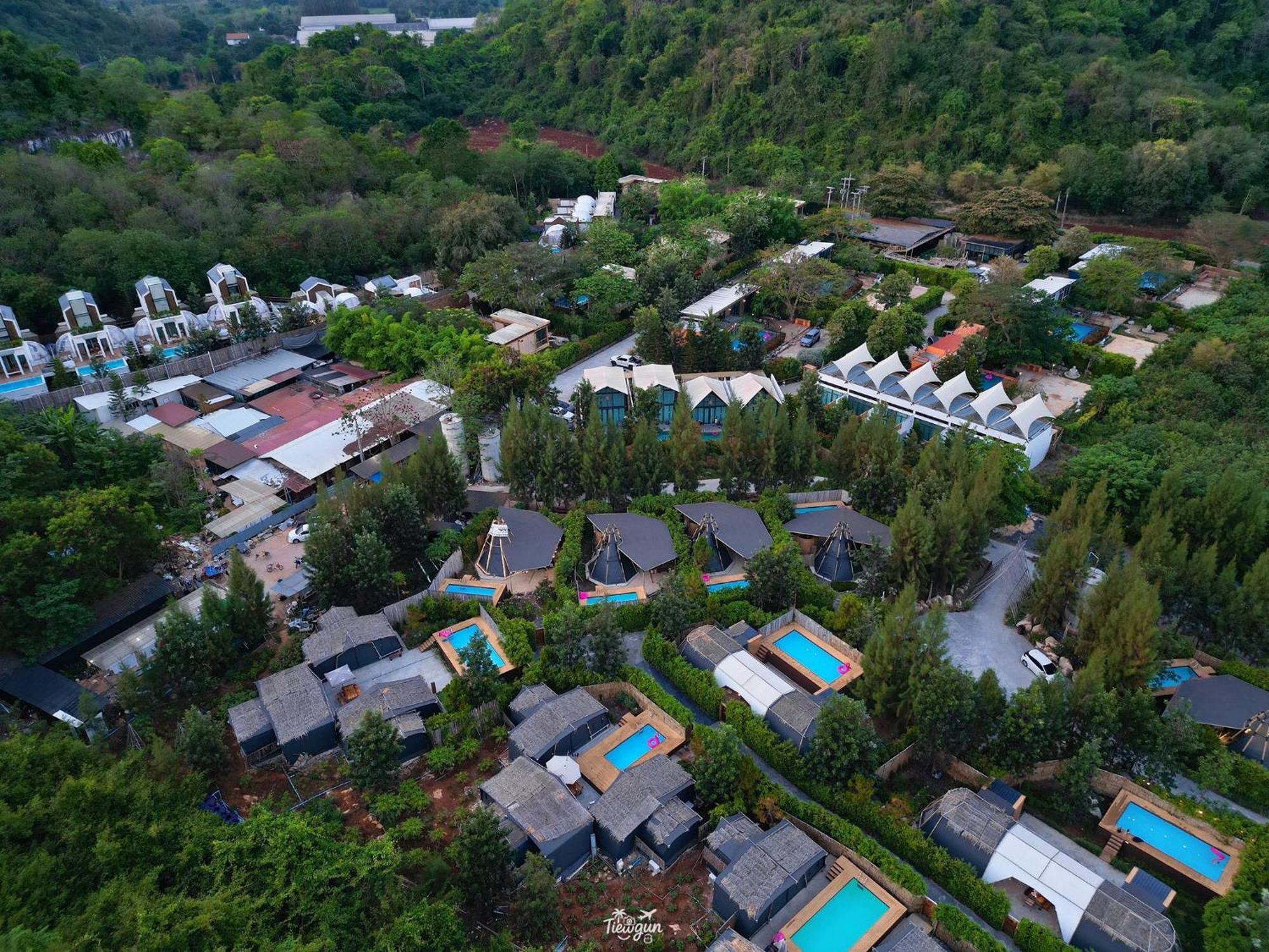 The X10 Nordic Tent And Glamping Pool Villa Khaoyai เขาใหญ่ - Sha Certified Ban Thung Sawang Buitenkant foto